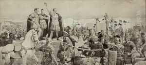 Scena Antyczna by Zygmunt Rozwadowski