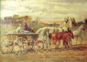 Zaprzeg Ze Zrebietami by Zygmunt Rozwadowski
