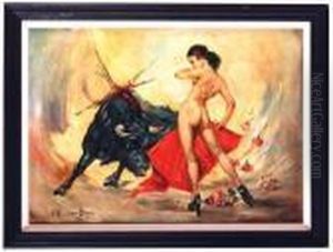 Trincherazo (la Fiesta Brava Desnudo Femenino) by Carlos Ruano Llopis