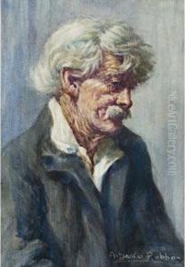 Head Of An Old Man by Anthony Datillo Rubbo