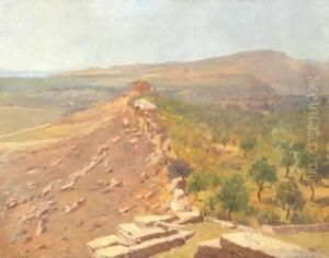 Blick Auf Den Hera Tempel Auf Agrigent