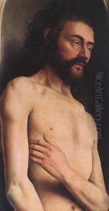 The Ghent Altarpiece- Adam (detail 2) 1425-29
