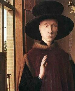 Portrait of Giovanni Arnolfini and his Wife (detail 1) 1434