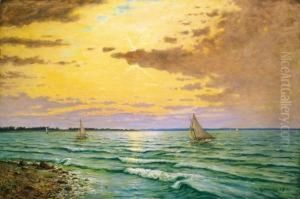 Sailing Boats On Lake Balaton (waving Lake Balaton)