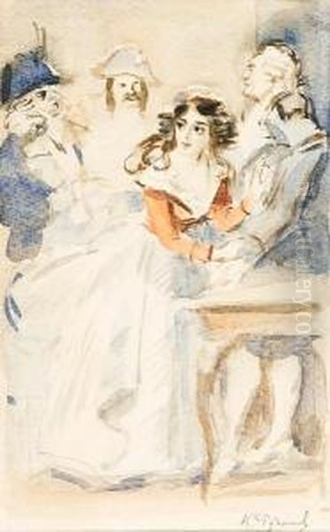 The Arrest Of Camille Desmoulins - view 1