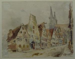 Klingengasse In Rothenburg O.d. Tauber