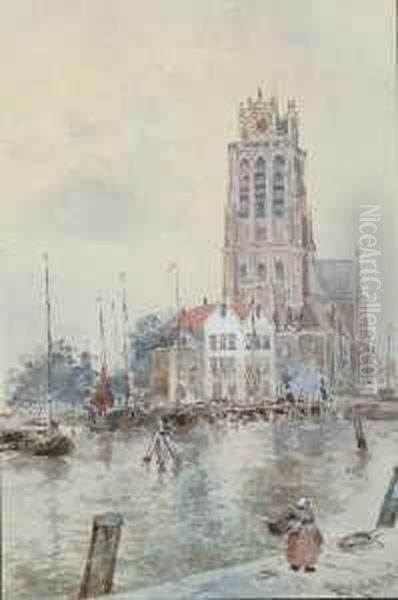 Blick Auf Eine Kirche In Brugge. - view 1
