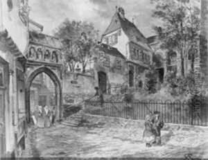 Das Dreikonigenpfortchen In Koln by Carl Rudell