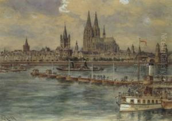 Blick Auf Koln Vom Deutzer Ufer Aus - view 1