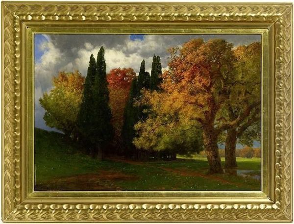 Herbstlandschaft Mit Waldchen - view 1