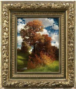 Herbstliche Eichen