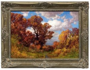 Herbstliche Berglandschaft Mit Villa