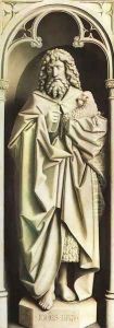 The Ghent Altarpiece- St John the Baptist 1432 by Jan Van Eyck
