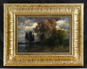 Landscape With Poplars