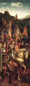 The Ghent Altarpiece- The Soldiers of Christ 1427-30