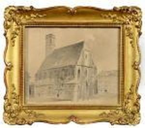 Die Minoritenkirche In Wien by Rudolf Ritter von Alt