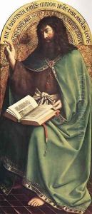 The Ghent Altarpiece- St John the Baptist 1425-29 by Jan Van Eyck