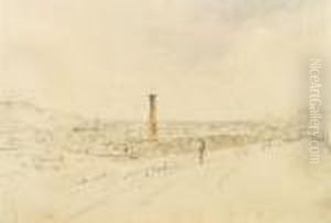 Ansicht Von Triest by Rudolf Ritter von Alt