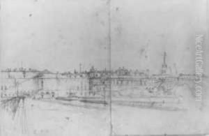 In Wien. Blick Auf Den Ausseren Burgplatz by Rudolf Ritter von Alt