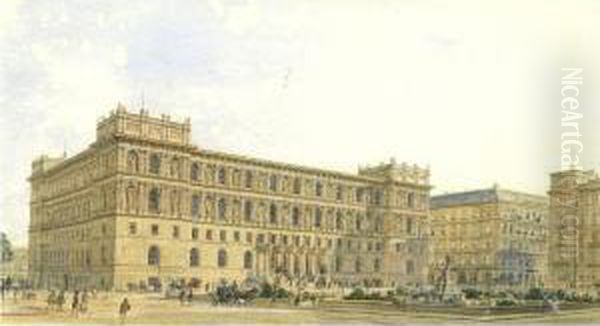 The Academy Of Fine Arts On The Schillerplatz, Vienna - view 1