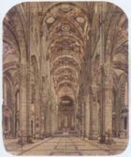 Vaulted Interior Of A Church - view 1