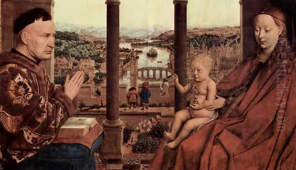 The Virgin of Chancellor Rolin (detail 1) - view 1