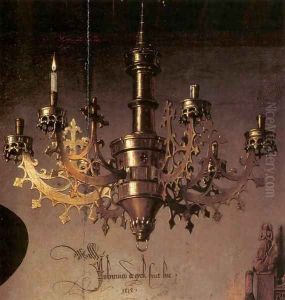Portrait of Giovanni Arnolfini and his Wife (detail) 2