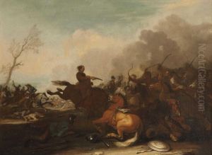 Reiterschlacht by Georg Philipp Rugendas I