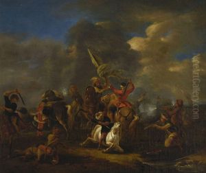 Reiterschlacht by Georg Philipp Rugendas I