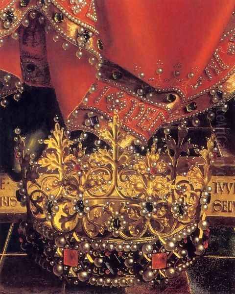The Ghent Altarpiece God Almighty (detail) - view 1