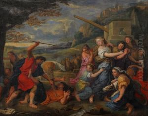 Cain Och Abel by Georg Philipp Rugendas I