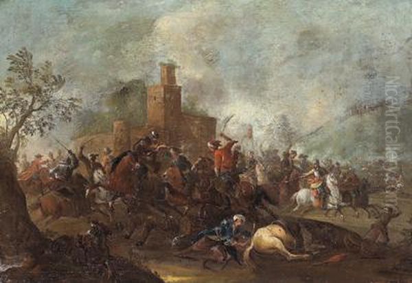 Combattimento Di Cavalleria Tra Imperiali E Turchi - view 1