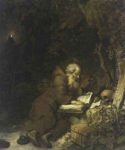 St Francis of Assisi 1655 by Gerbrand Van Den Eeckhout
