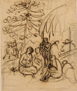 Slaves Under A Tree, A Horseman Beyond (brazil, 1824)