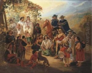 Matrimonio Indigena by Johann Moritz Rugendas