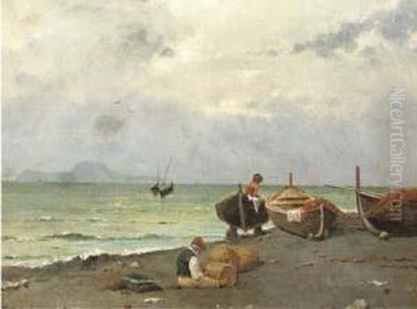 On The Beach Near Naples - view 1