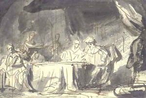 Esther's Feast (Esther 71-7) by Gerbrand Van Den Eeckhout