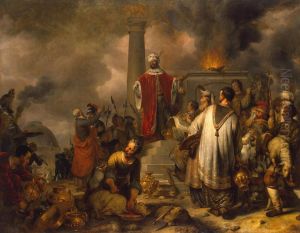 Jeroboam's Sacrifice at Bethel by Gerbrand Van Den Eeckhout
