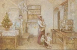 Weihnachten Im Elternhaus by Franz Rumpler