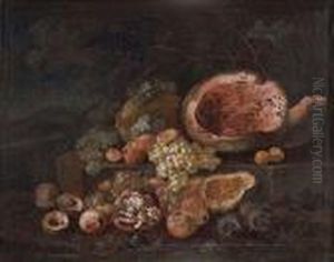 Naturaleza Muerta De Frutas by Giovan Battista Ruoppolo