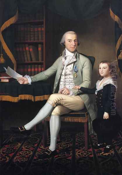 Colonel Benjamin Tallmadge and son William Talmadge - view 1