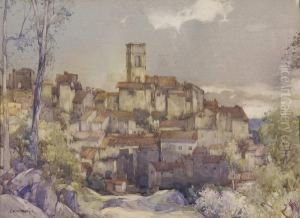 Lyons On The Rhone by George Robert Rushton