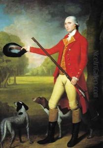 A Gentleman with a Gun and Two Dogs by Ralph Earl