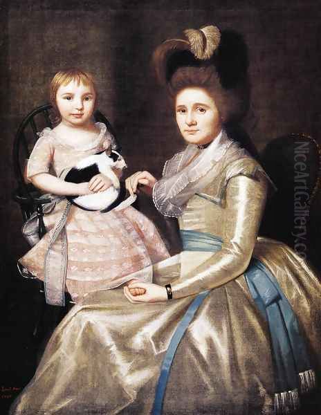 Mrs. William Taylor and Son Daniel - view 1
