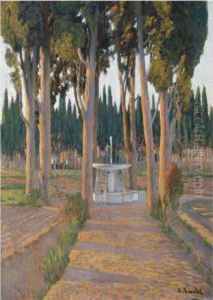 Cipreses Dorados (huerta Del Duque De Gor) (golden Cypresses -