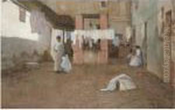 Lavanderas De La Barceloneta (washerwomen From The Barceloneta) - view 1