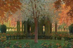 Glorieta De Cipreses Del Jardin Del Principe