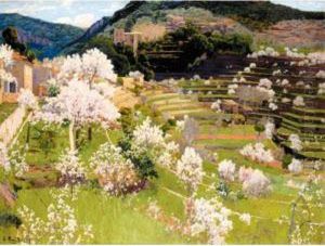 Almendros En Flor (almond Trees In Blossom) by Santiago Rusinol i Prats