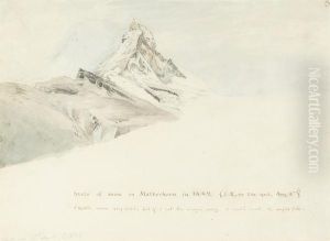 The Matterhorn, Switzerland,
From The North-east; An Illustration To 'modern Painters', Vol. 4 by John Ruskin