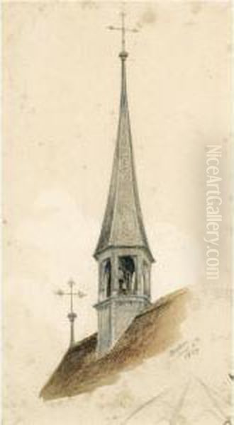 A Study Of A Church, Baden - view 1